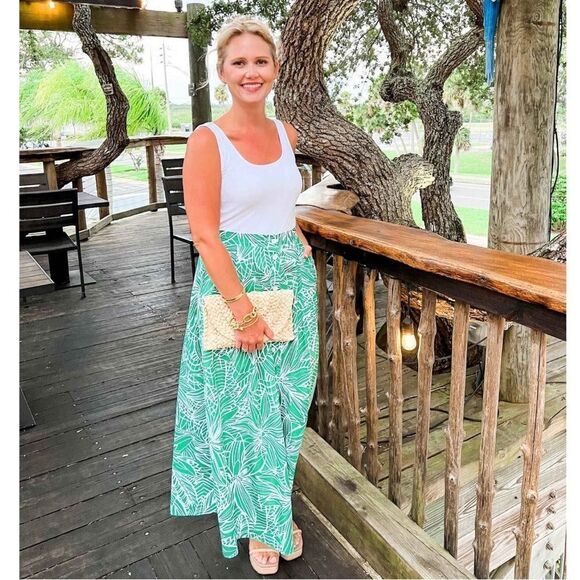 abitha Brown x Target Women's Linear Floral Print Maxi Skirt - Picture 2 of 9